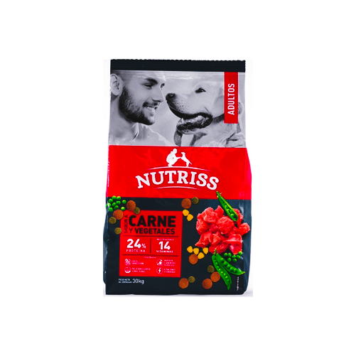 Nutriss perro adulto carne y vegetales