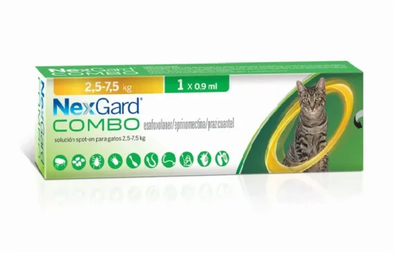 nexgard combo gato 2.5 a 7.5kg NexGard Combo Gatos
